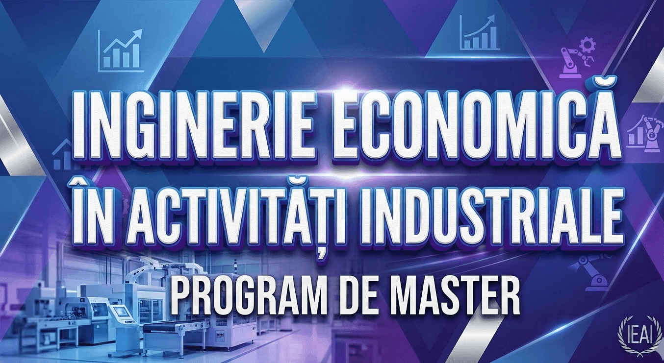 Imagine reprezentativă pentru Inginerie economică în activităţi industriale