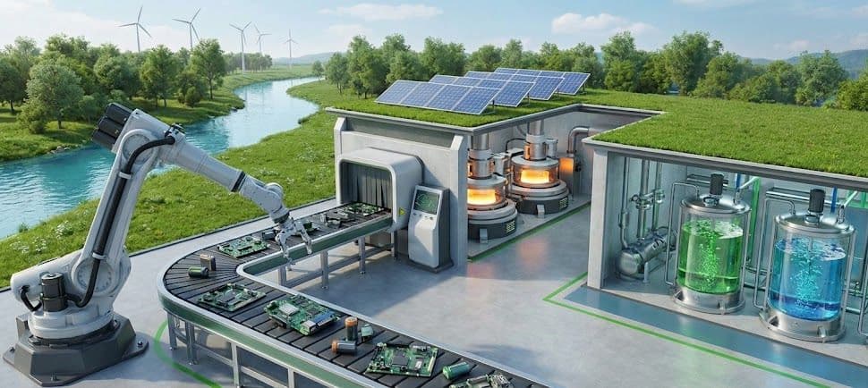 Imagine reprezentativă pentru Tehnologii sustenabile de reciclare a materialelor metalice**