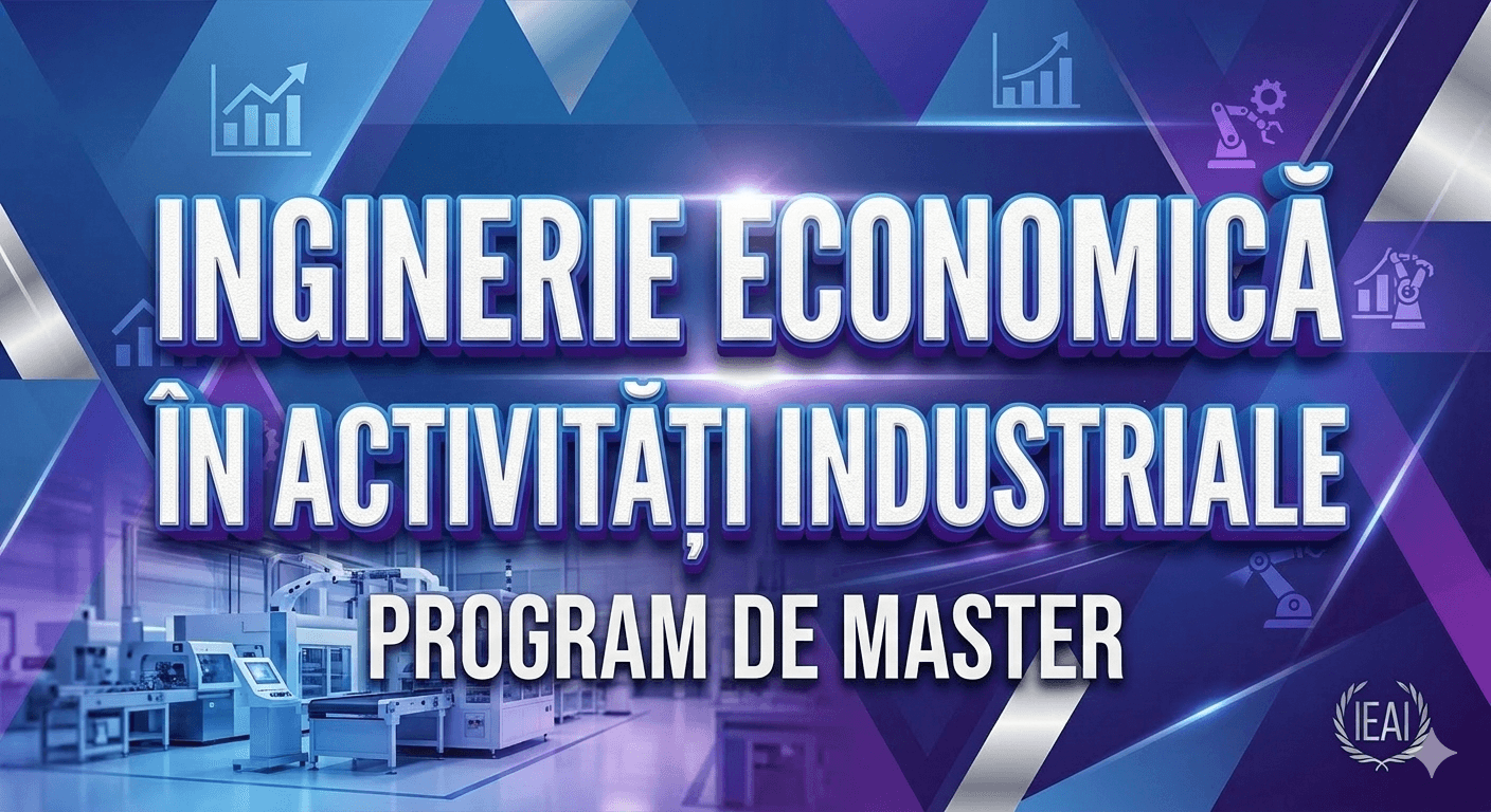 Imagine reprezentativă pentru Inginerie economică în activităţi industriale