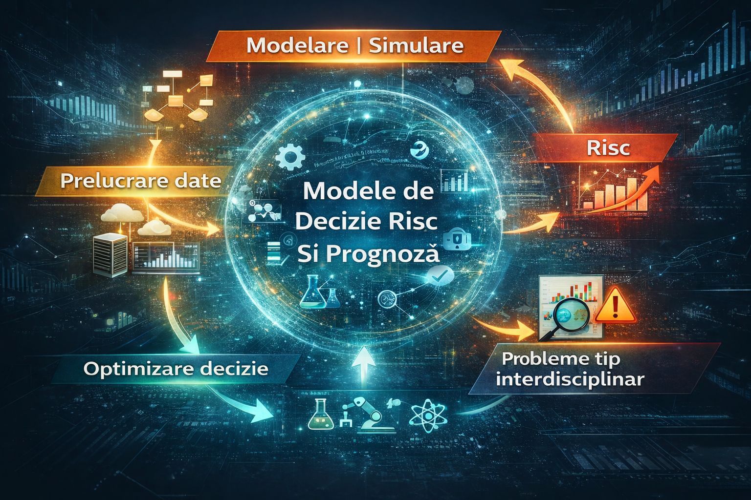 Imagine reprezentativă pentru Modele de decizie, risc şi prognoză