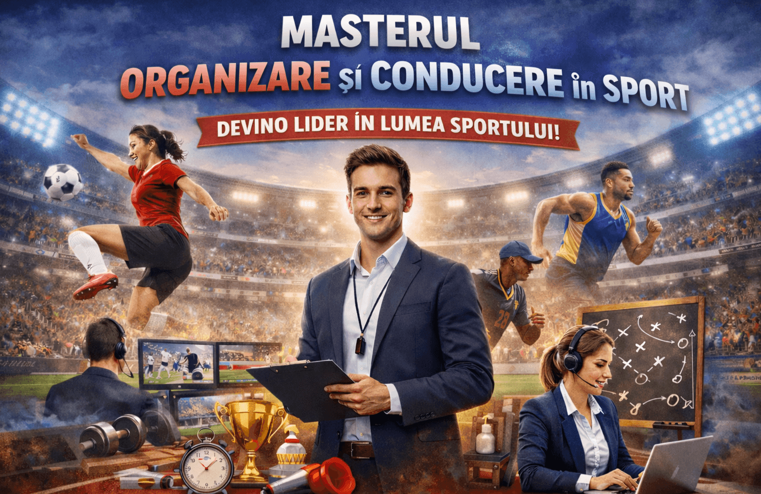 Imagine reprezentativă pentru Organizare și conducere în sport