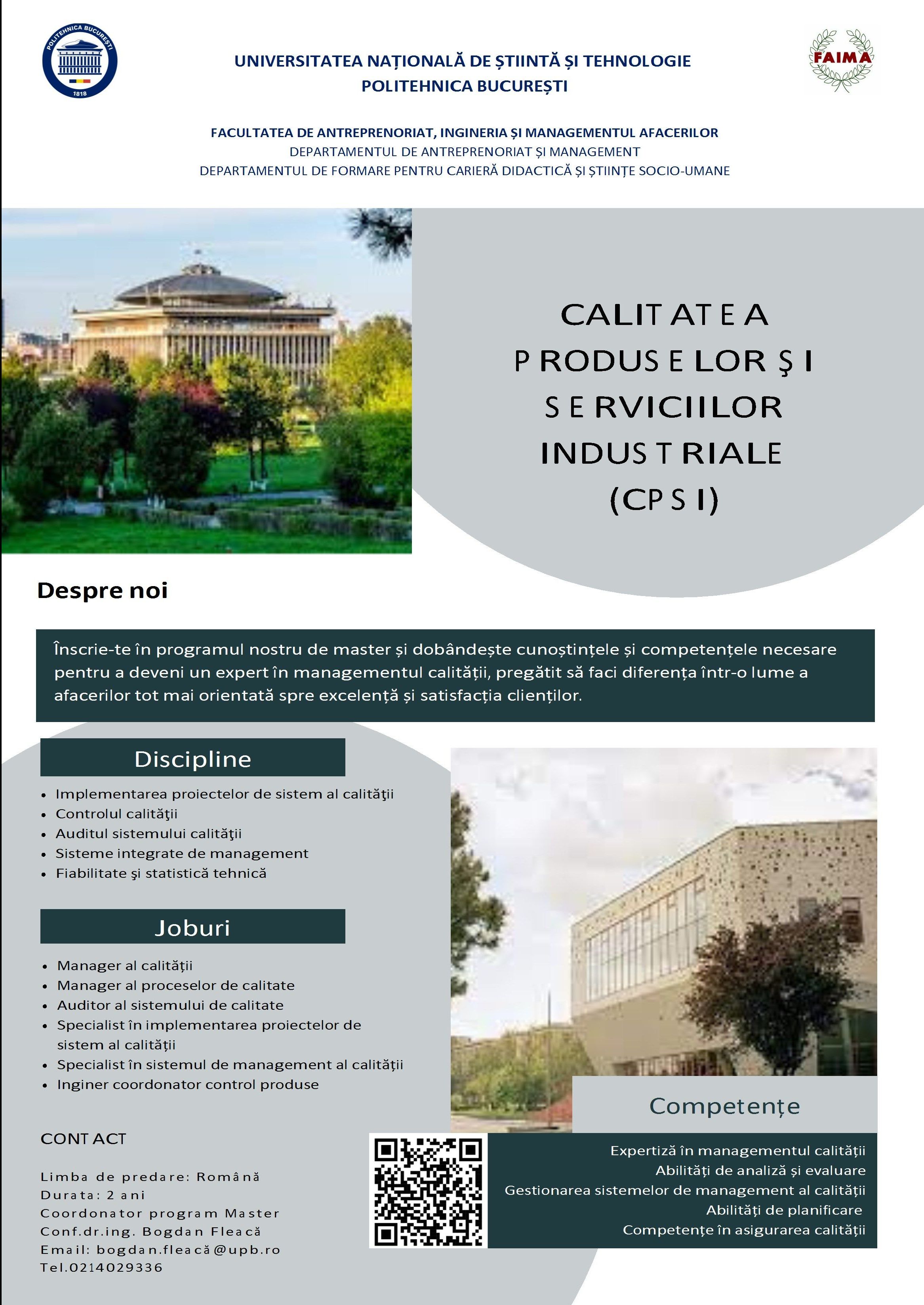 Imagine reprezentativă pentru Calitatea produselor şi serviciilor industriale