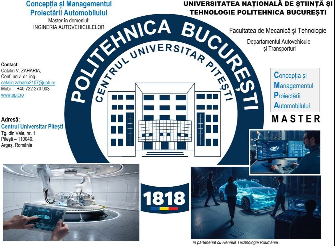 Imagine reprezentativă pentru Concepția și managementul proiectării automobilului