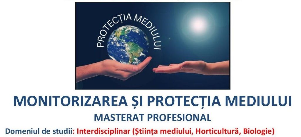 Imagine reprezentativă pentru Monitorizarea și protecția mediului (interdisciplinar cu domeniile Horticultură și Biologie)