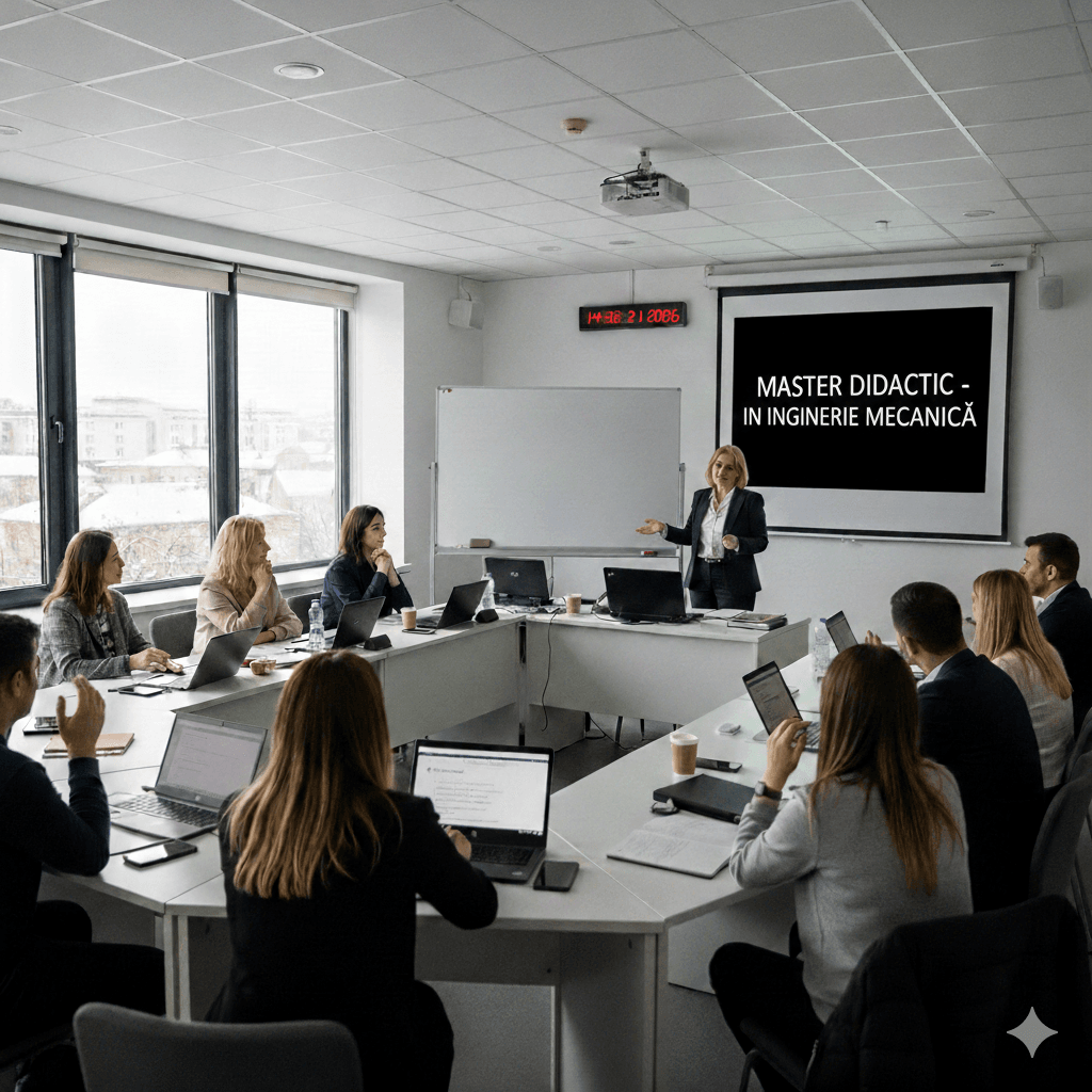 Imagine reprezentativă pentru Master didactic în Inginerie mecanică